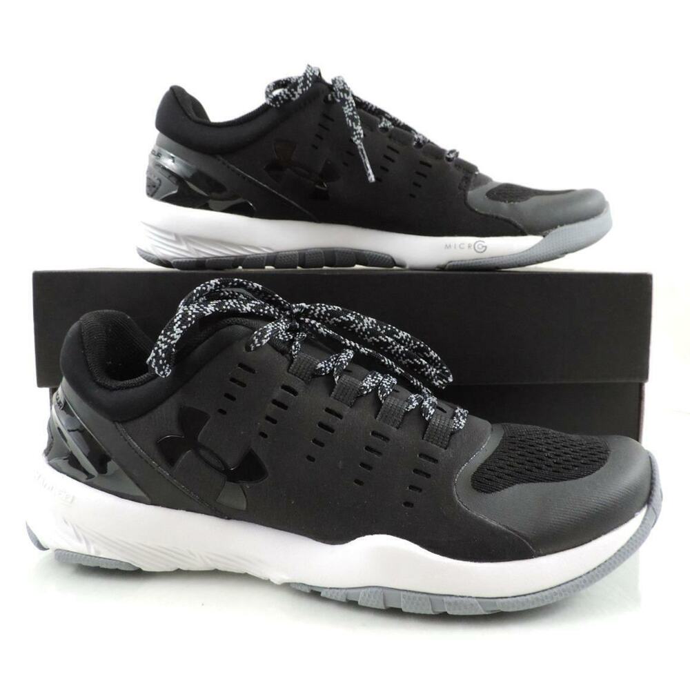 Under Armour Charged Stunner Training Shoes Sneakers Black Size 6.5